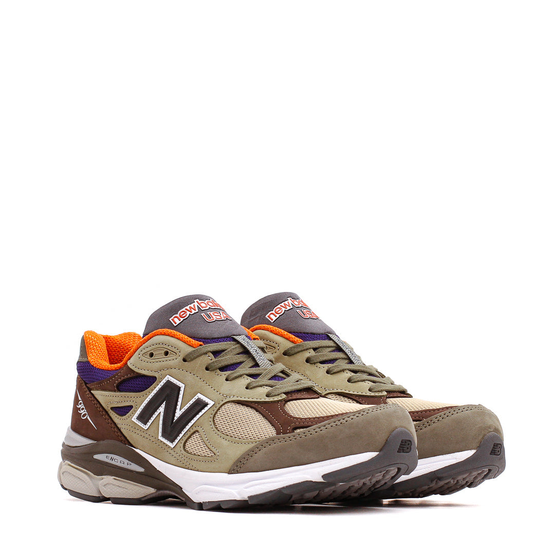 New Balance Men 990v3 Tan Made In USA M990BT3