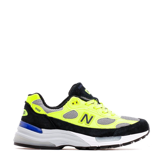 New Balance Men 992 Navy Yellow Made In USA M992AF - FOOTWEAR - Solestop.com - Canada