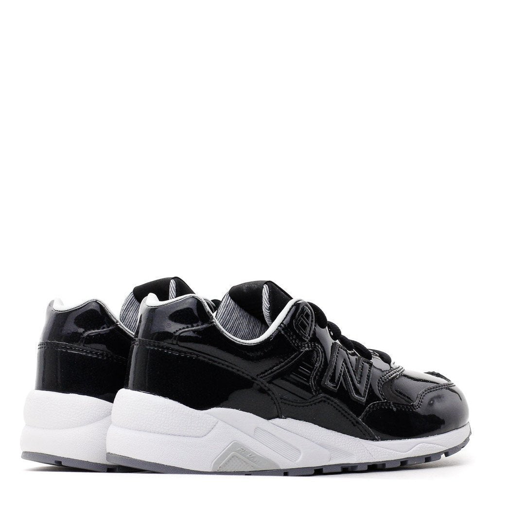 NEW BALANCE REVLITE WOMEN PATENT LEATHER BLACK SILVER WRT580MT Secondary image