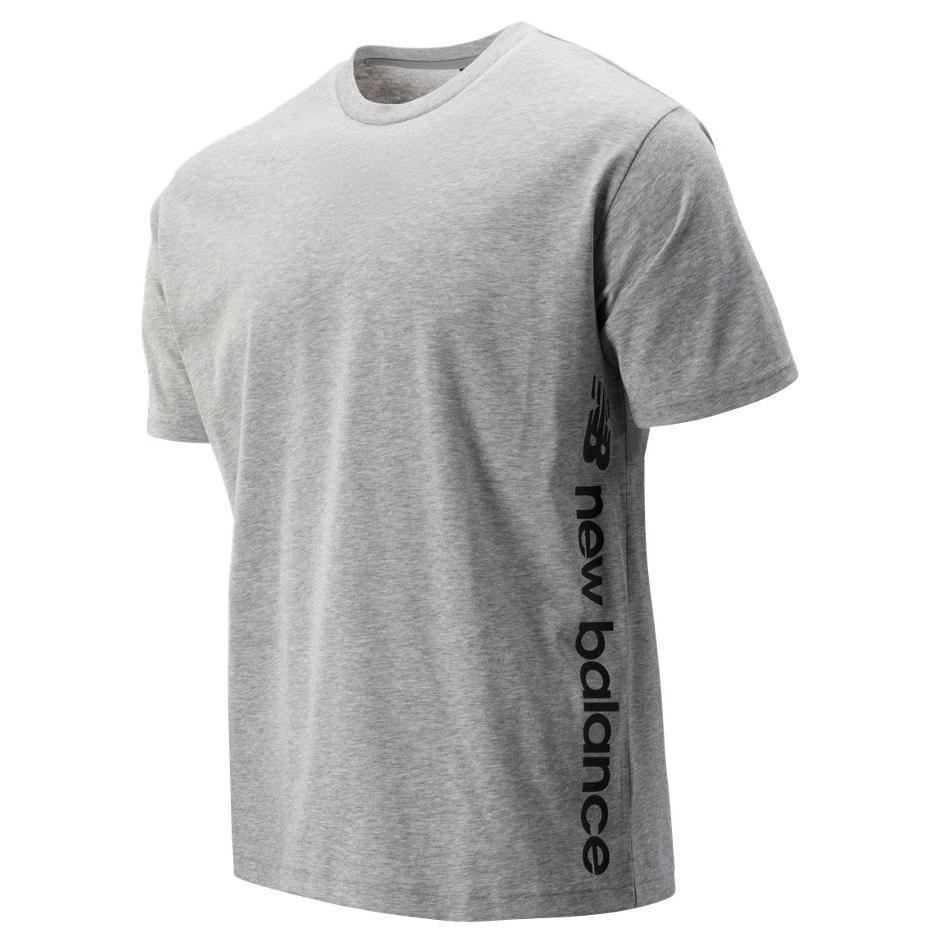 T-SHIRTS - New Balance Sport Style Graphic Tee Athletic Grey Men MT93534-AG Main image