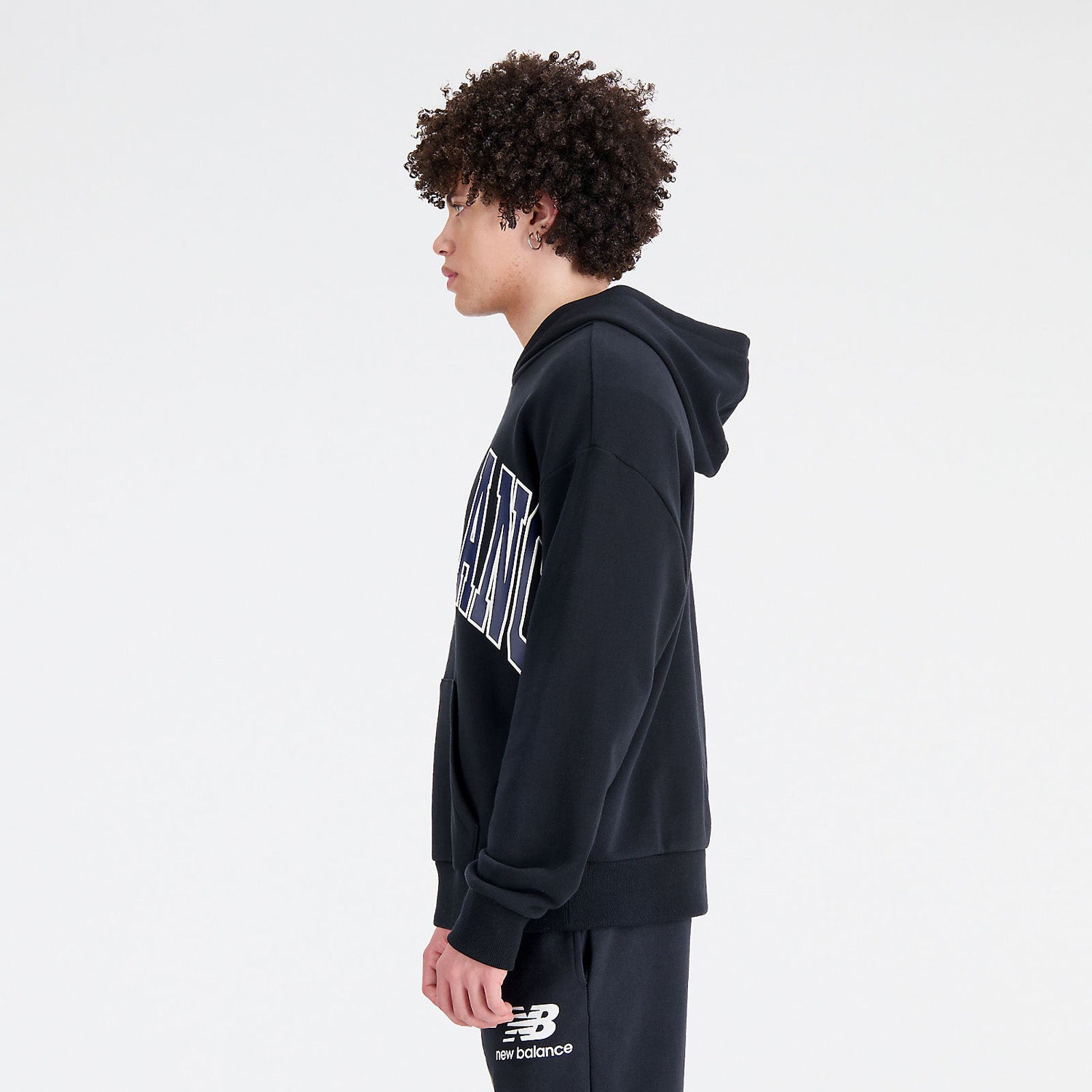 New Balance Uni-ssentials Warped Classics French Terry Hoodie Black UT31550-BLK - SWEATERS - Canada