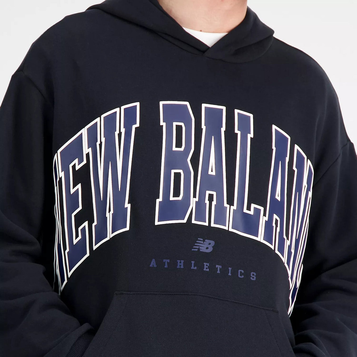 New Balance Uni-ssentials Warped Classics French Terry Hoodie Black UT31550-BLK - SWEATERS - Canada