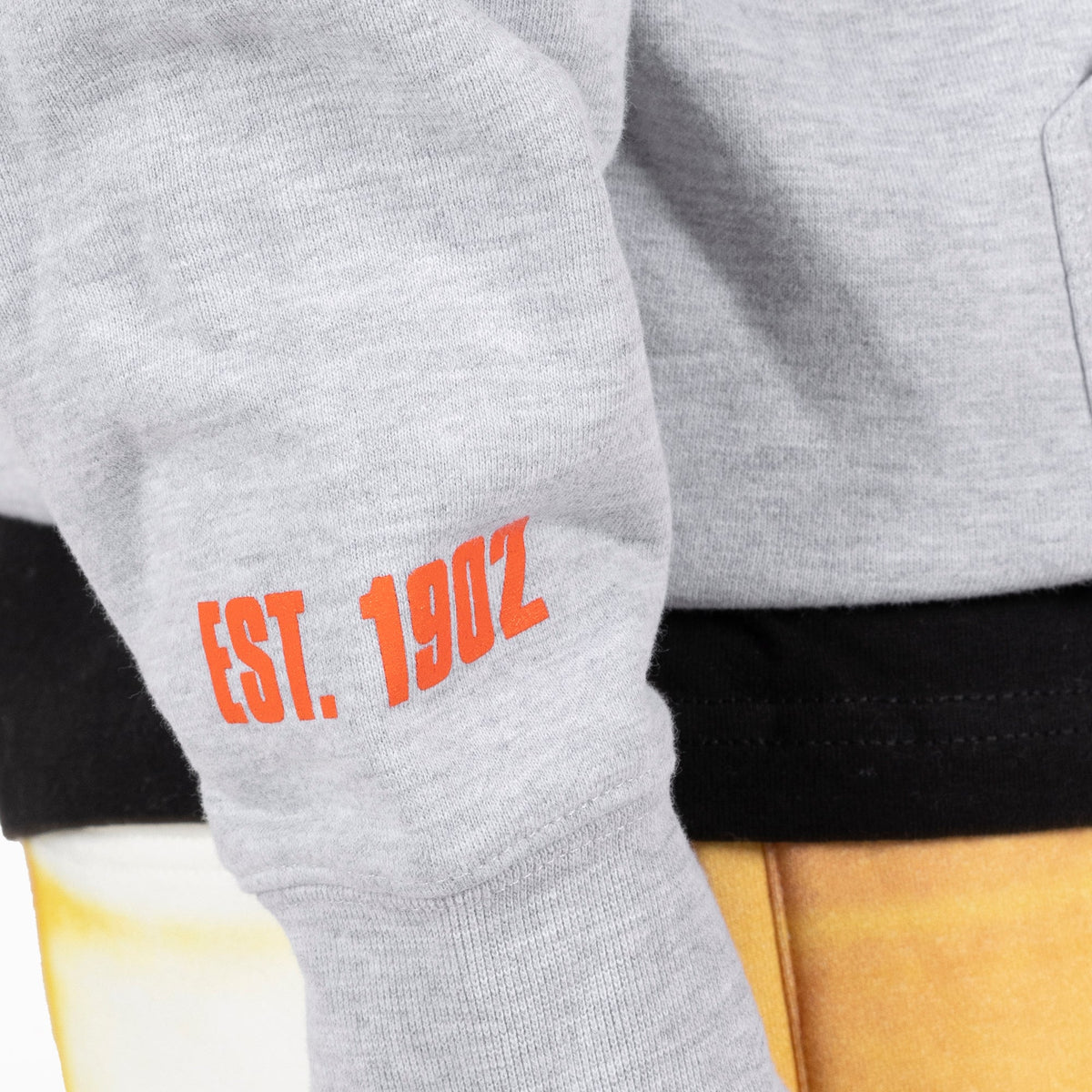 Pleasures Men Art News Hoodie Grey - SWEATERS - Canada
