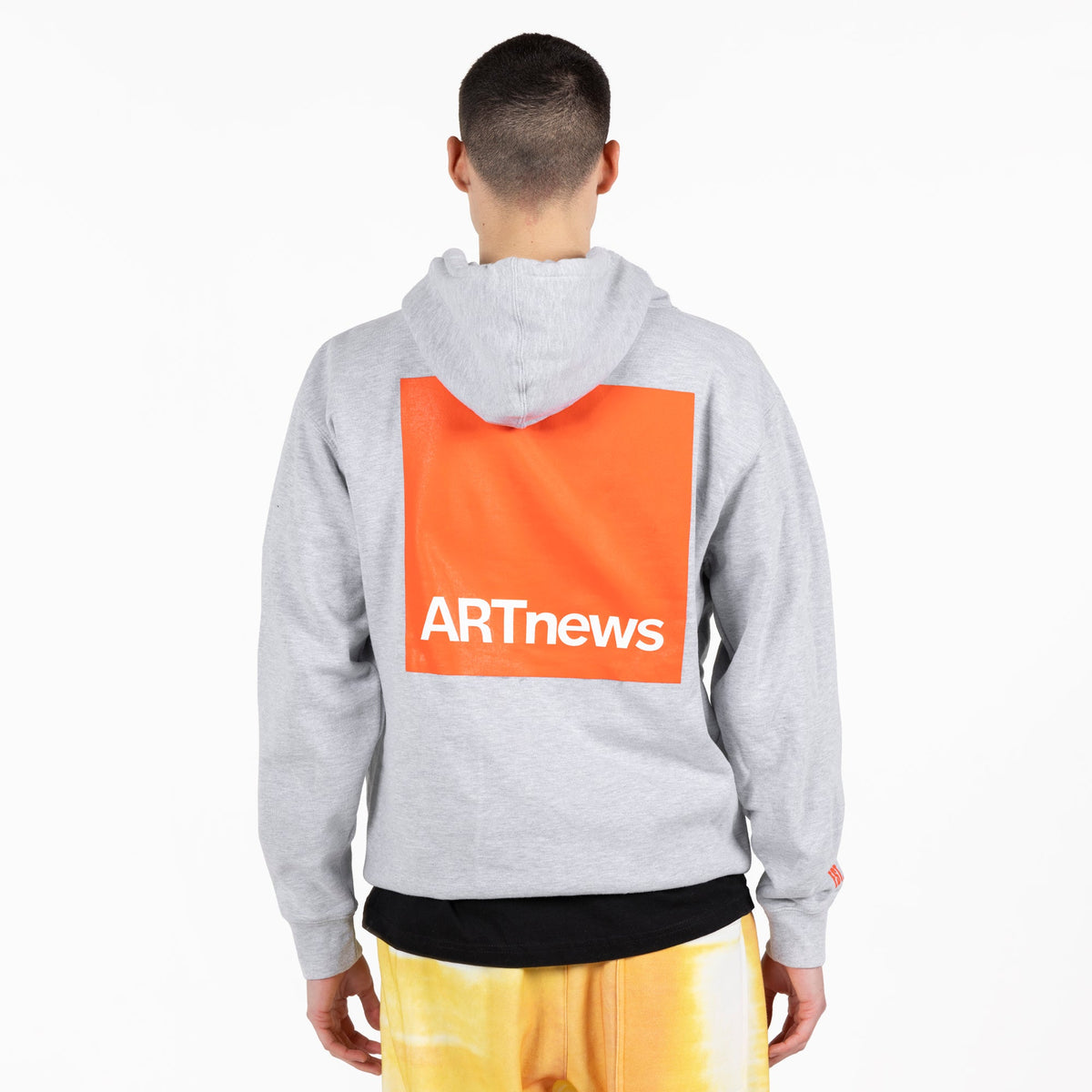Pleasures Men Art News Hoodie Grey - SWEATERS - Canada