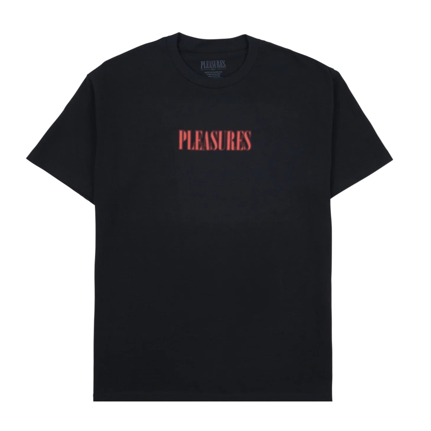 Pleasures Men Blurry T-Shirt Black - T-SHIRTS - Canada