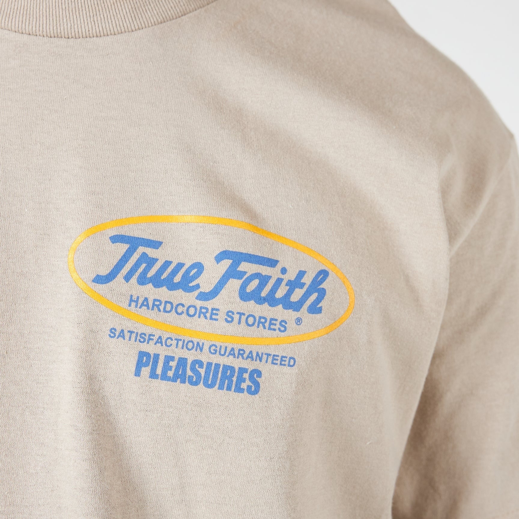Pleasures Men Faith T-Shirt Sand - T-SHIRTS - Canada