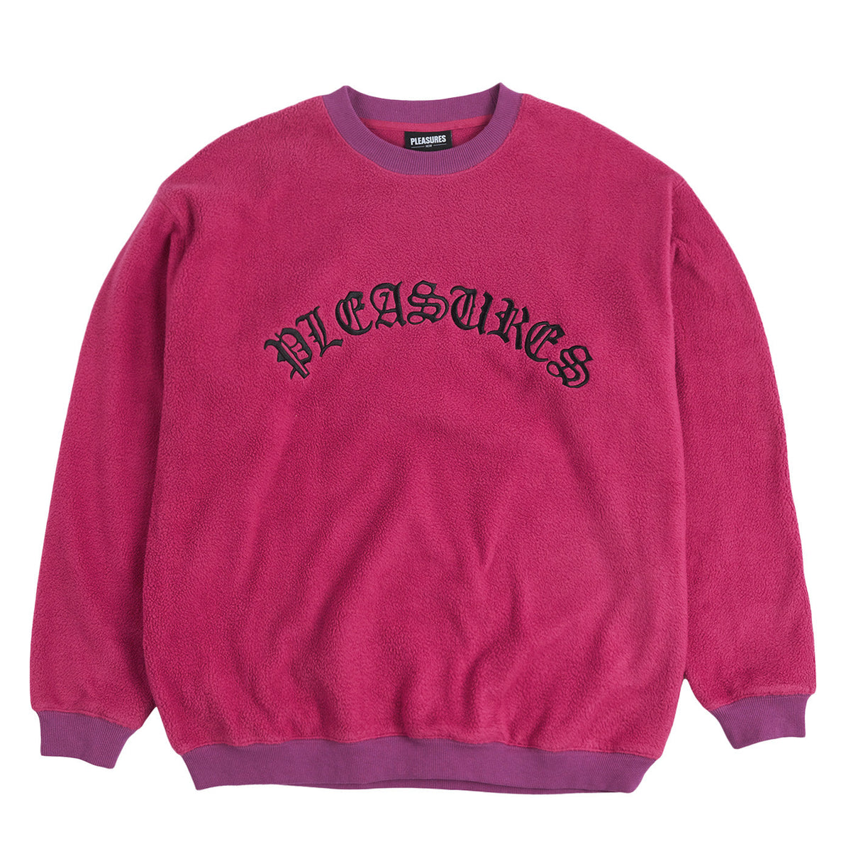 Pleasures Men Mars Sherpa Crewneck Mauve - SWEATERS - Canada