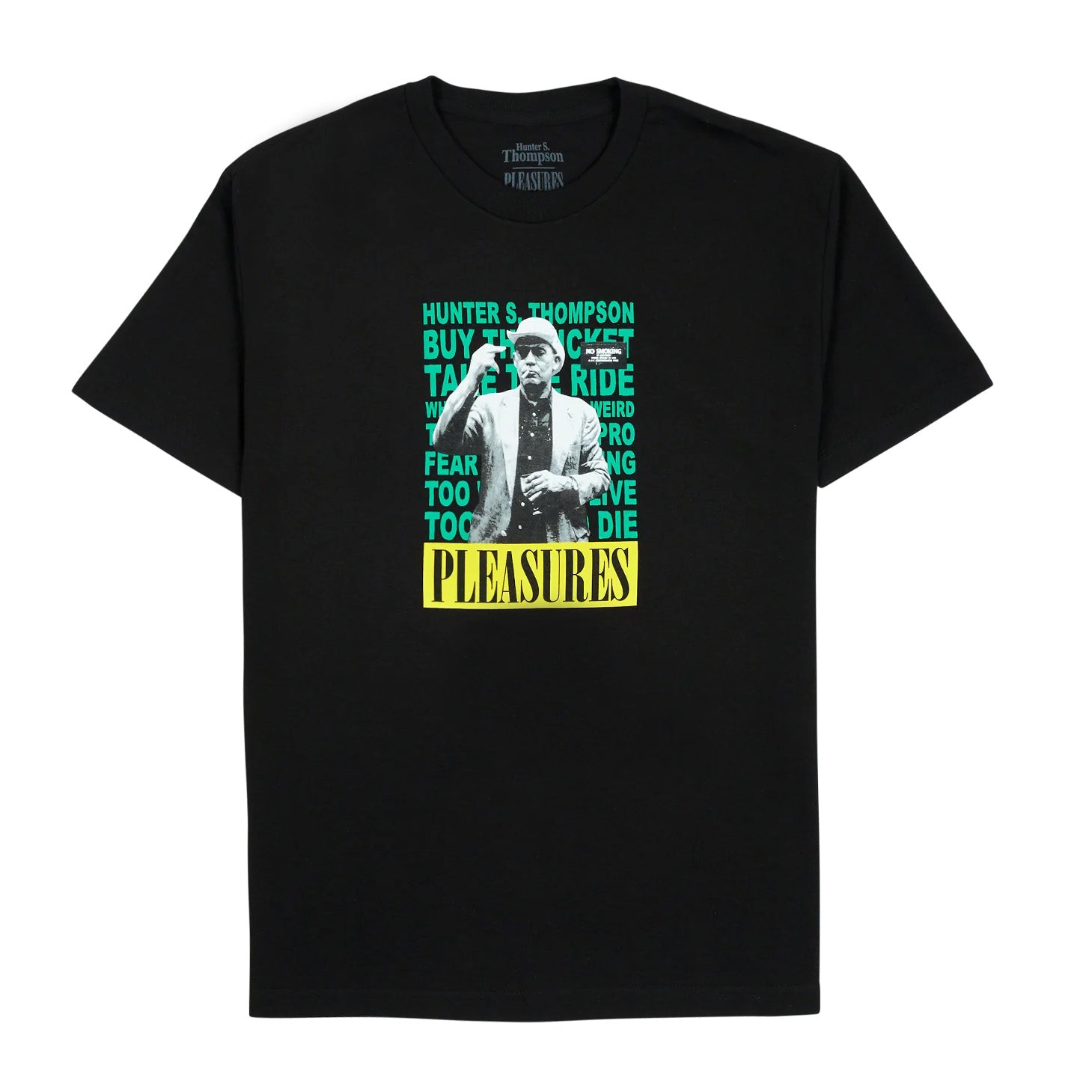 Pleasures Men No Smoking T-Shirt Black Secondary image