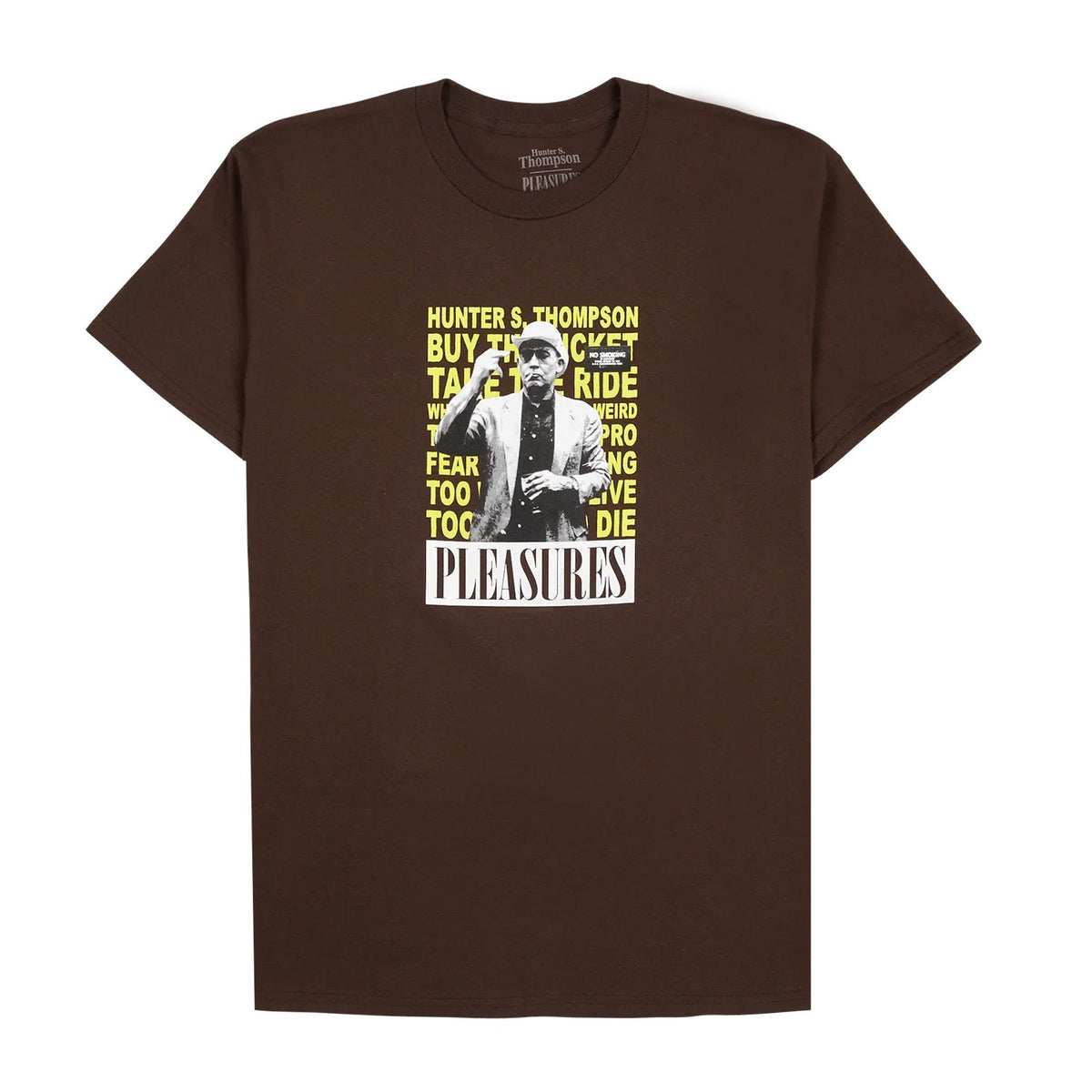 Pleasures Men No Smoking T-Shirt Brown - T-SHIRTS - Canada Main image