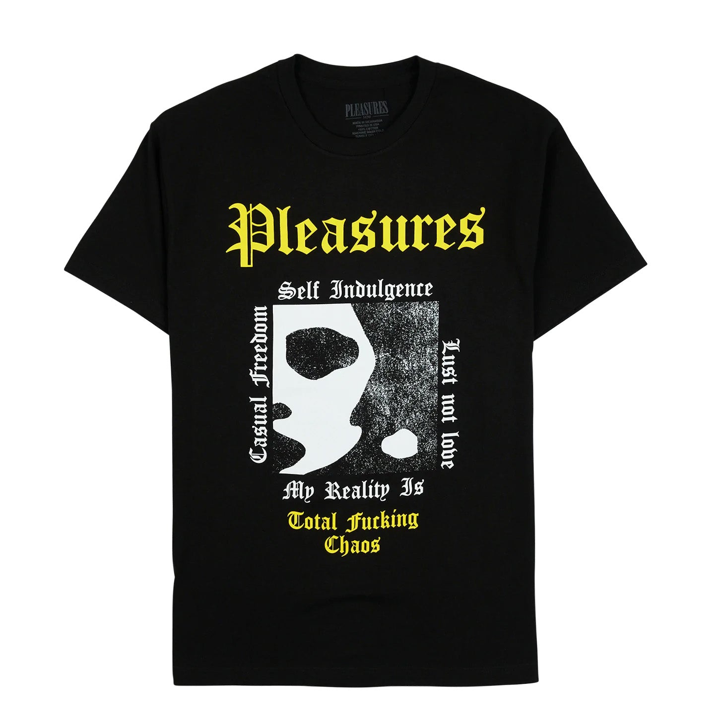 Pleasures Men Reality T-Shirt Black - T-SHIRTS - Canada
