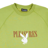 Pleasures Men x PLAYBOY Bunny Logo Crewneck Green - SWEATERS - Canada