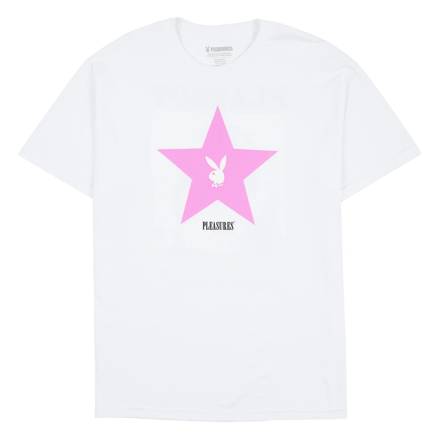 Playboy white on sale t shirt