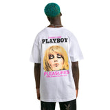Pleasures Men x PLAYBOY Connect T-Shirt White - T-SHIRTS - Canada