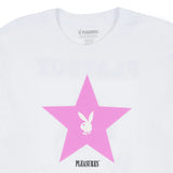 Pleasures Men x PLAYBOY Connect T-Shirt White - T-SHIRTS - Canada