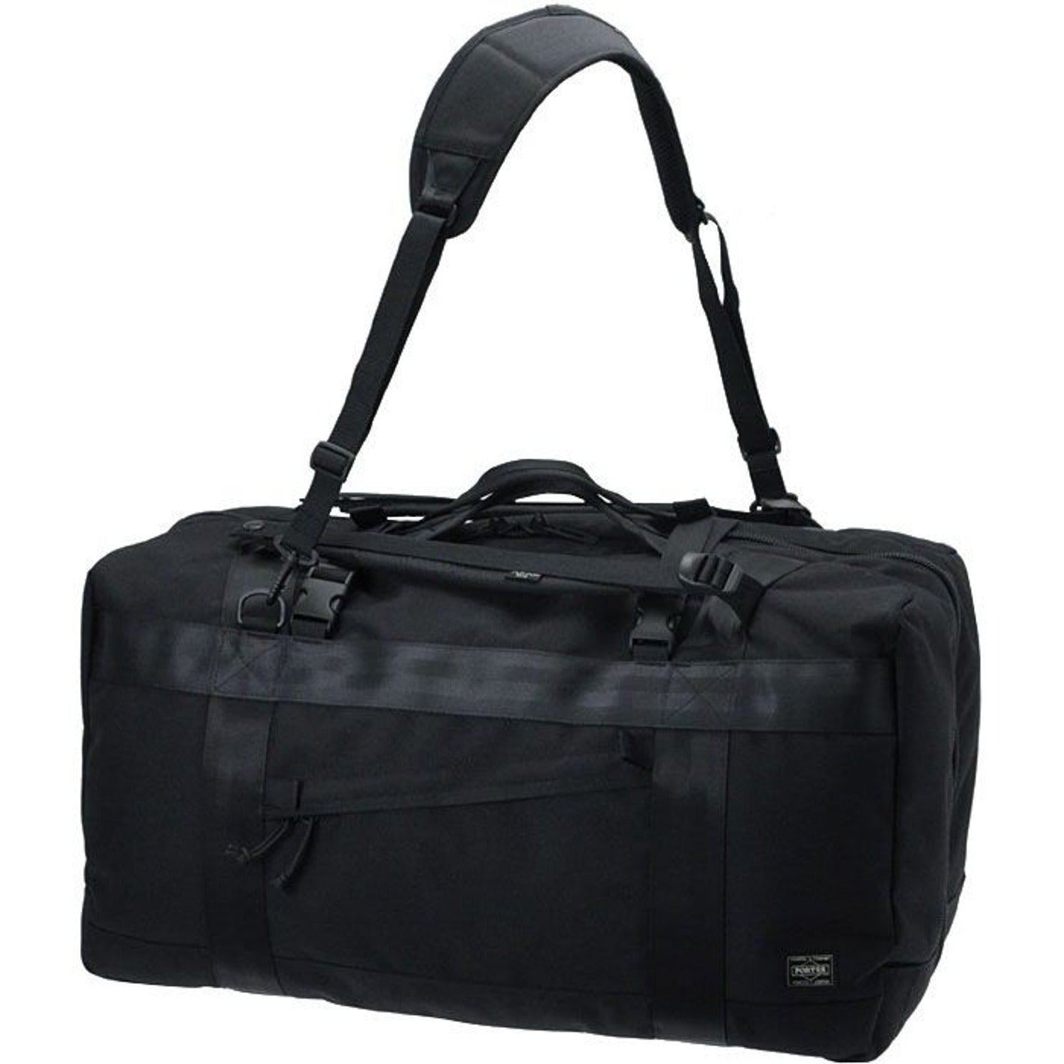 Porter Booth Pack 3Way Duffle Bag L Black (Solestop.com)