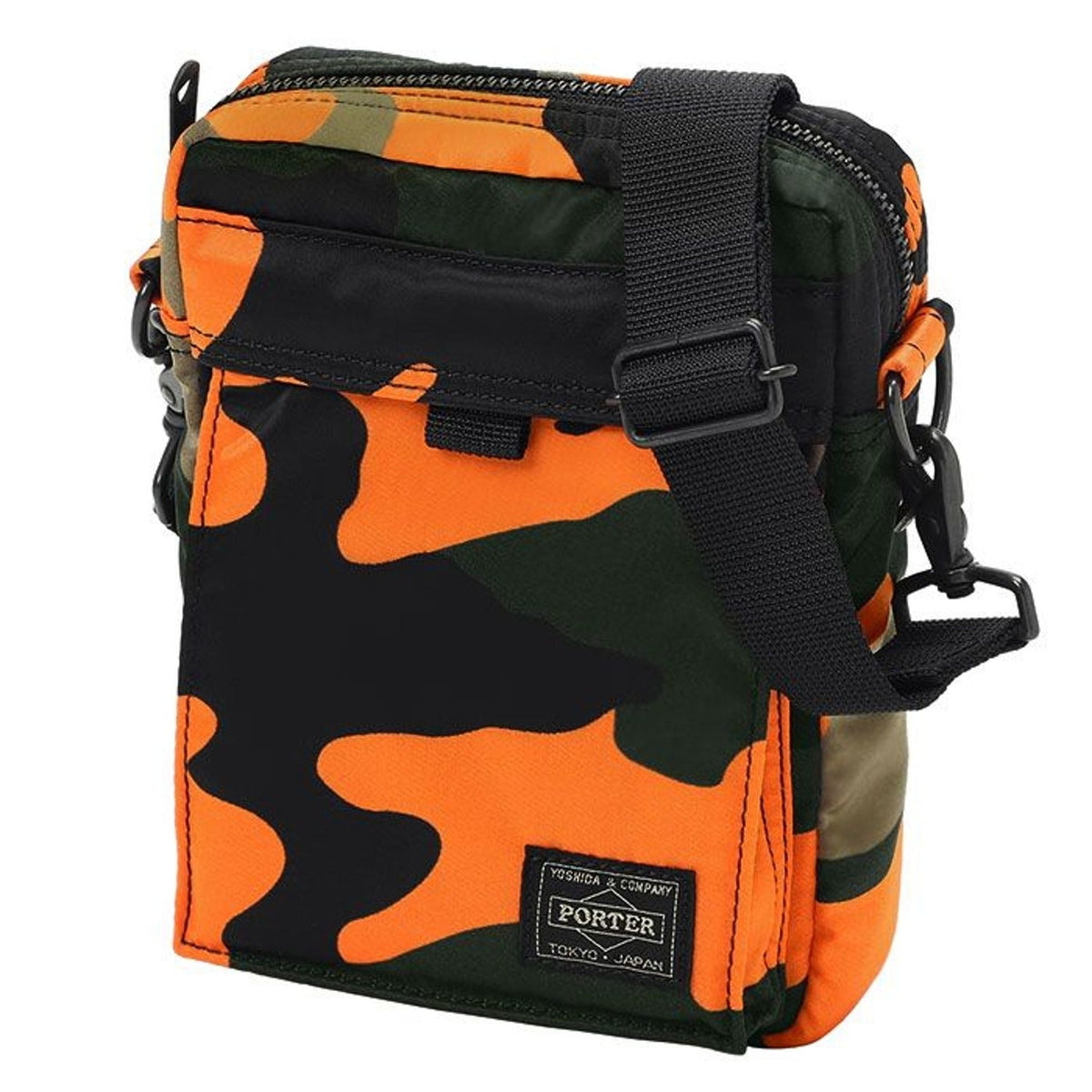 Porter PS Camo Shoulder Bag Vertical Woodland Orange - BAGS - Canada