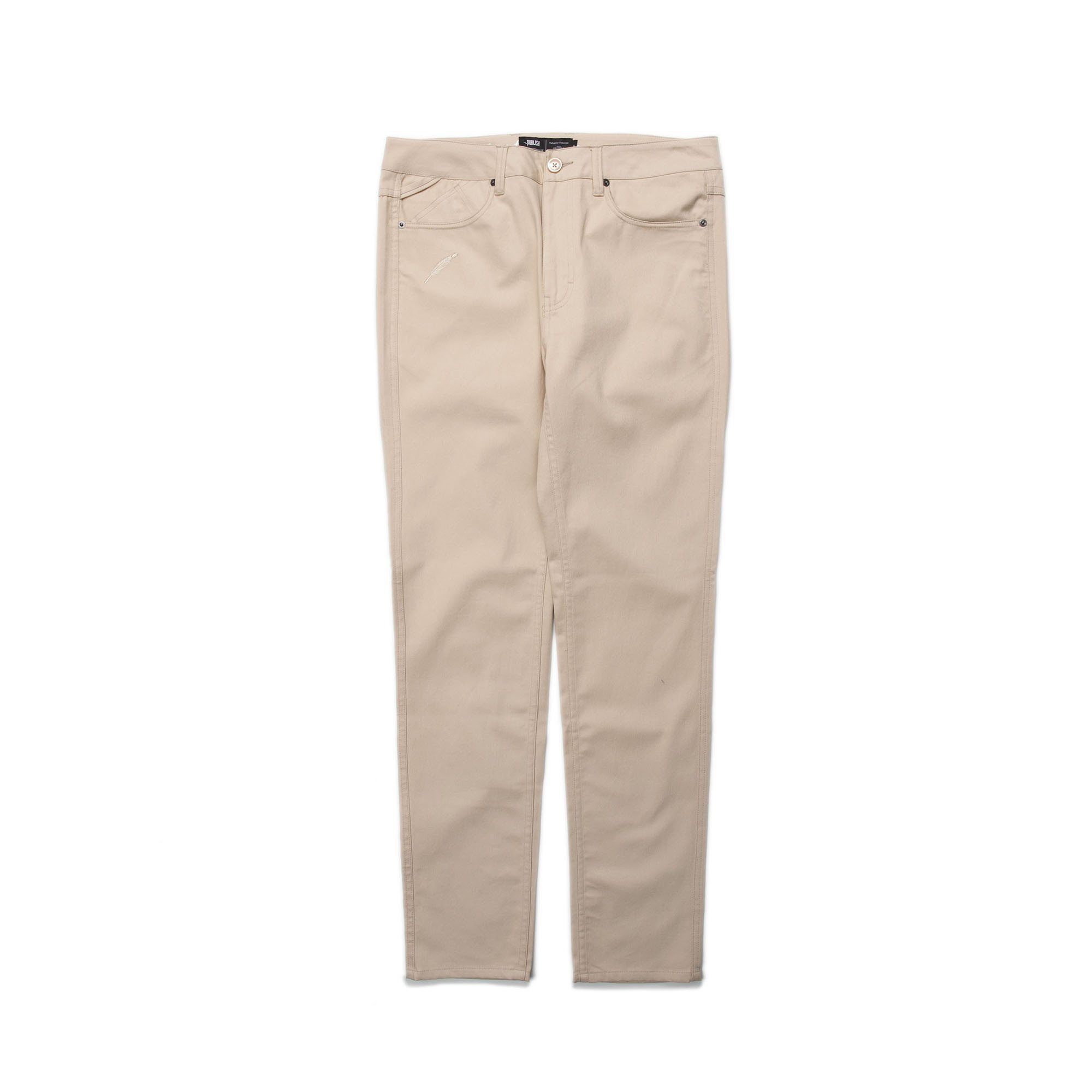 PANTS waist - Publish Index Slim Classic Buttom Khaki Pants waist P1601103-KHA
