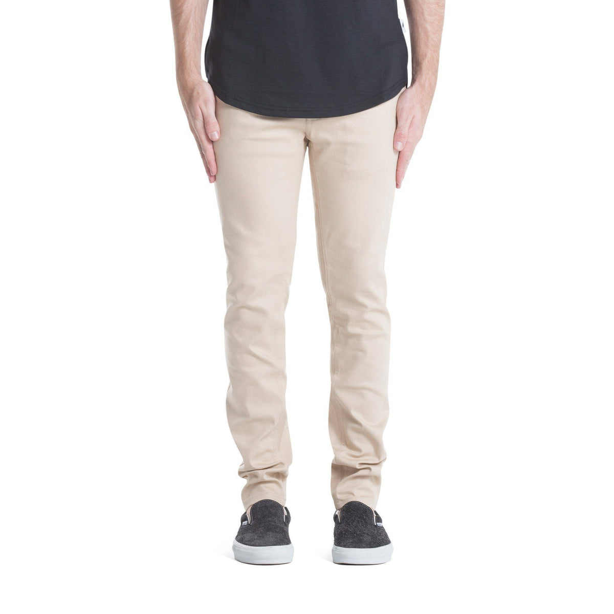 PANTS - Publish Index Slim Classic Buttom Khaki Pants P1601103-KHA Main image