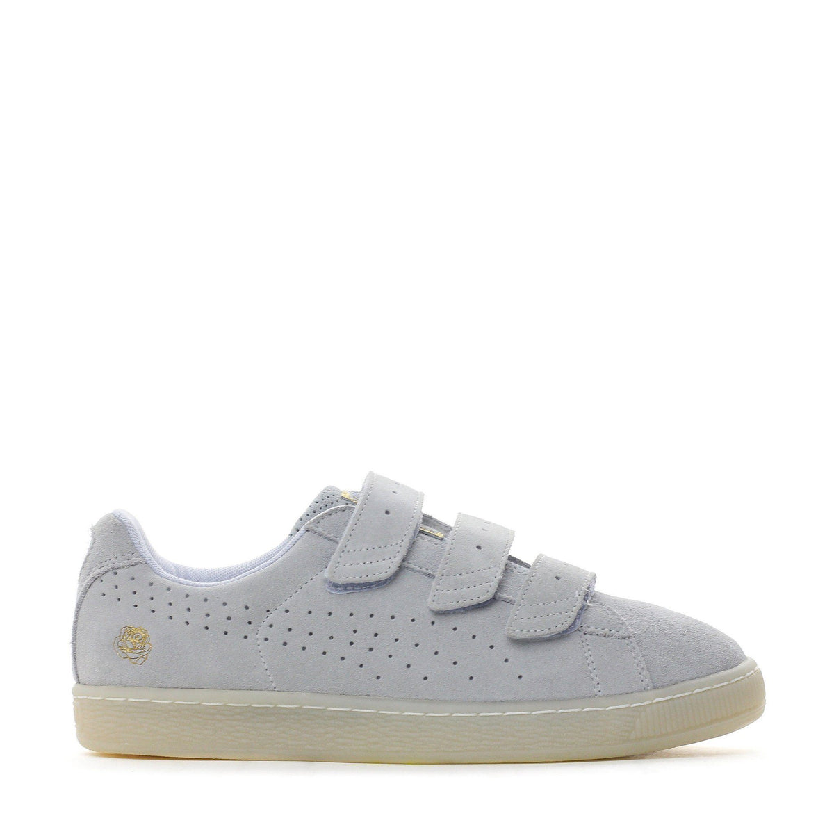 FOOTWEAR - PUMA BASKET STRAP X CAREAUX HALOGEN BLUE 362727-03