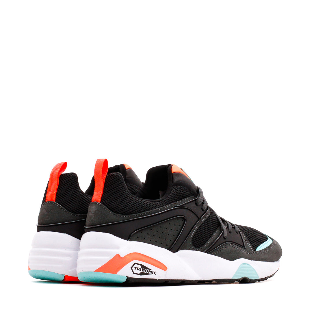 Puma Men Blaze of Glory Reverse Classics Black Gray Coral 383532-01 - FOOTWEAR - Canada