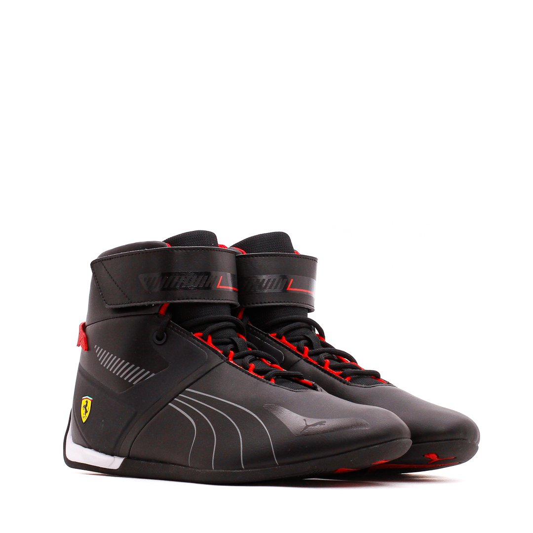 Puma Men Ferrari A3ROCAT Mid Black White 306856-01 - FOOTWEAR - Canada