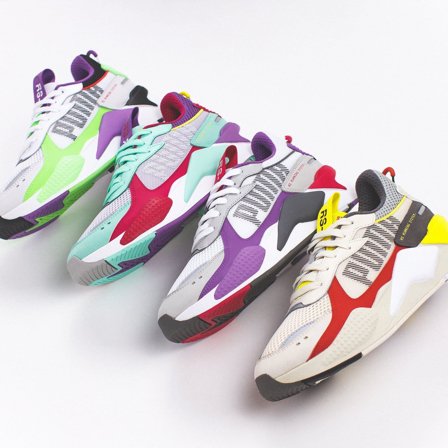 FOOTWEAR - Puma RS-X Bold Pink White Green Men 372715-05