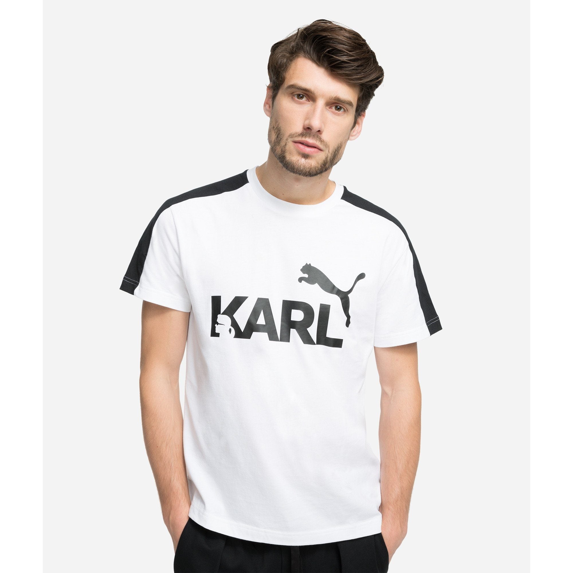 T-SHIRTS - Puma X Karl Lagerfeld Tee Black White 576961-02