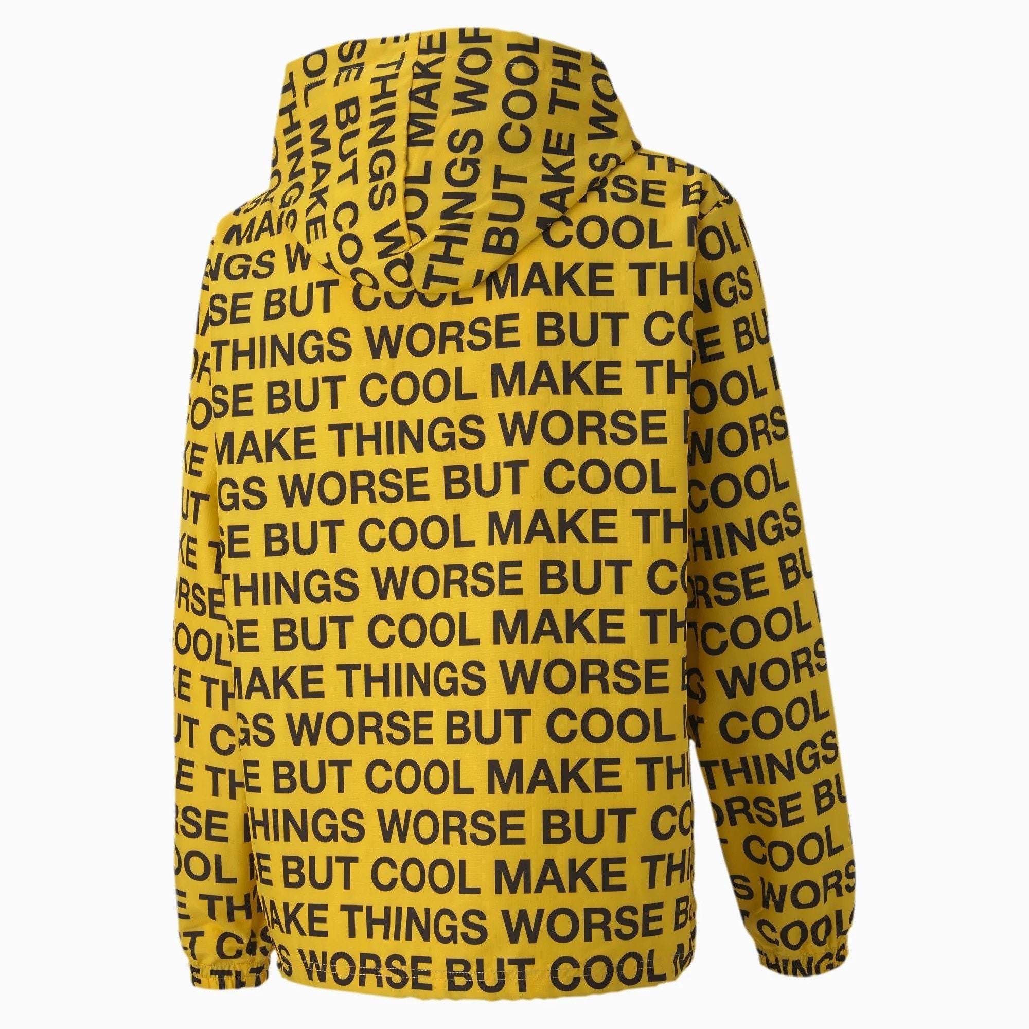Puma x RANDOMEVENT Windbreaker All Over Print Yellow Men 596660-02 Secondary image
