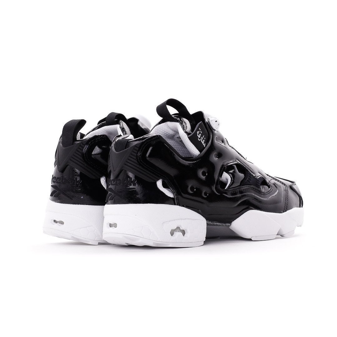 Reebok Classic Women Instapump Fury Ob Overbranded Black Patent AR1635 Secondary image