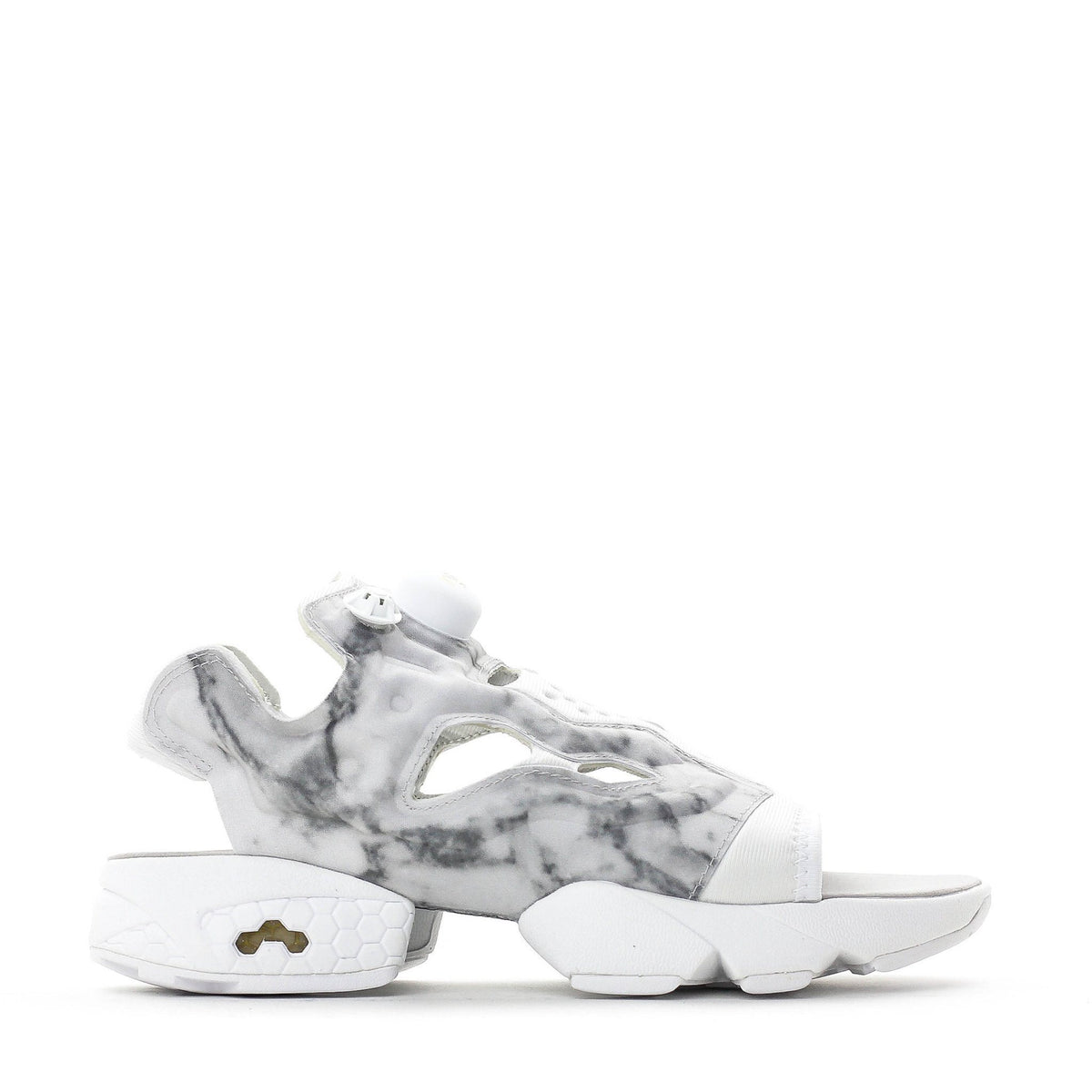 REEBOK CLASSIC WOMEN INSTAPUMP FURY SANDAL WHITE GREY V69440 - FOOTWEAR - Solestop.com - Canada Main image