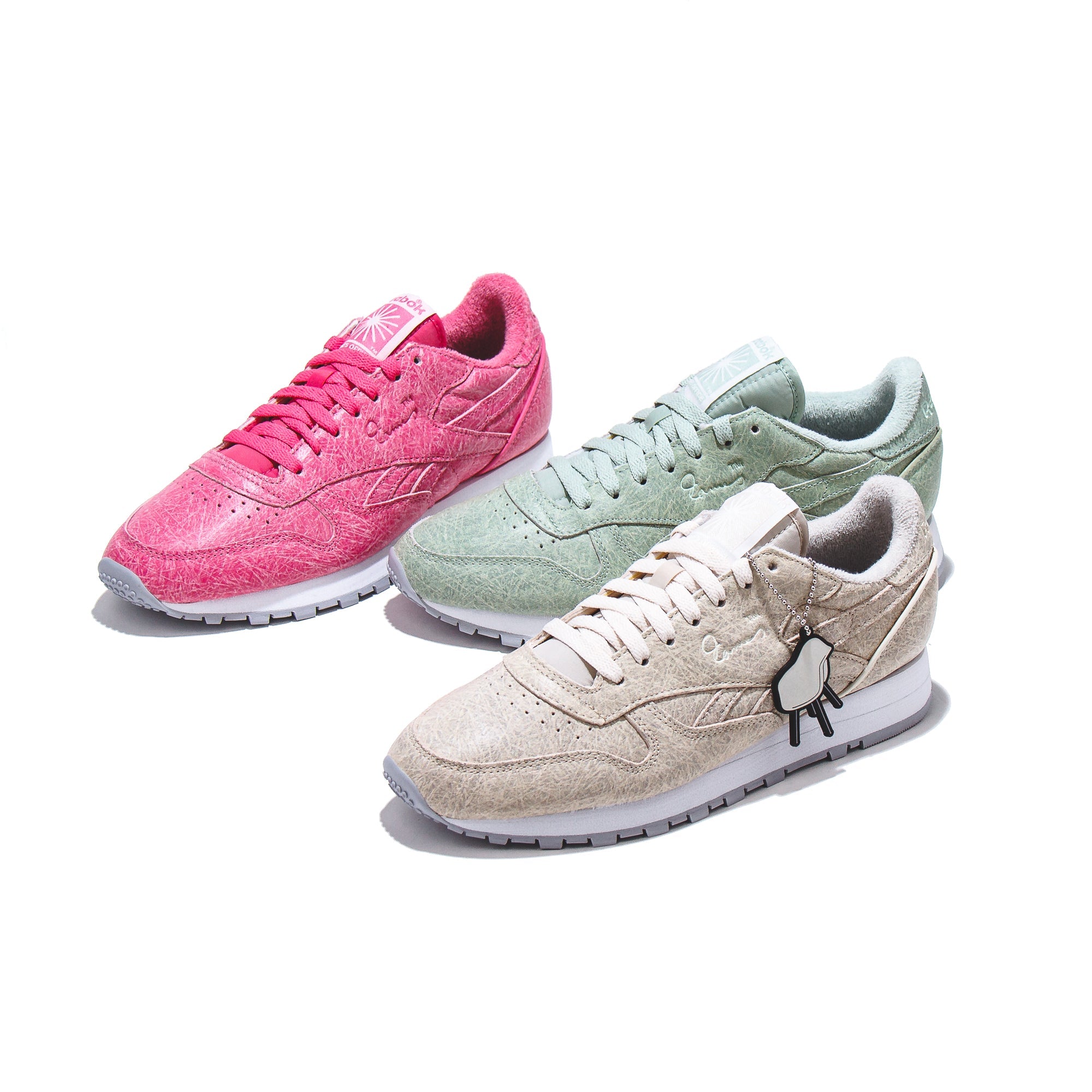 Reebok classic grey pink Clearance