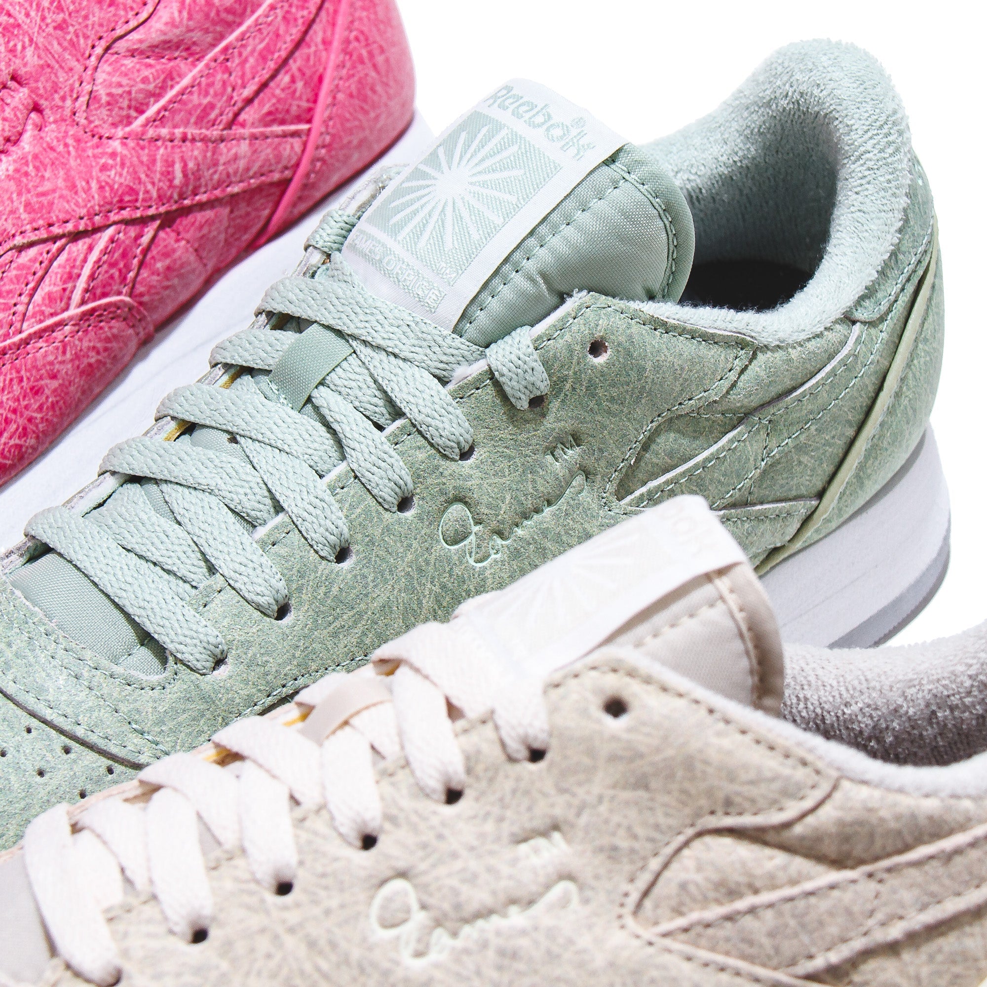 Reebok classic grey pink Clearance