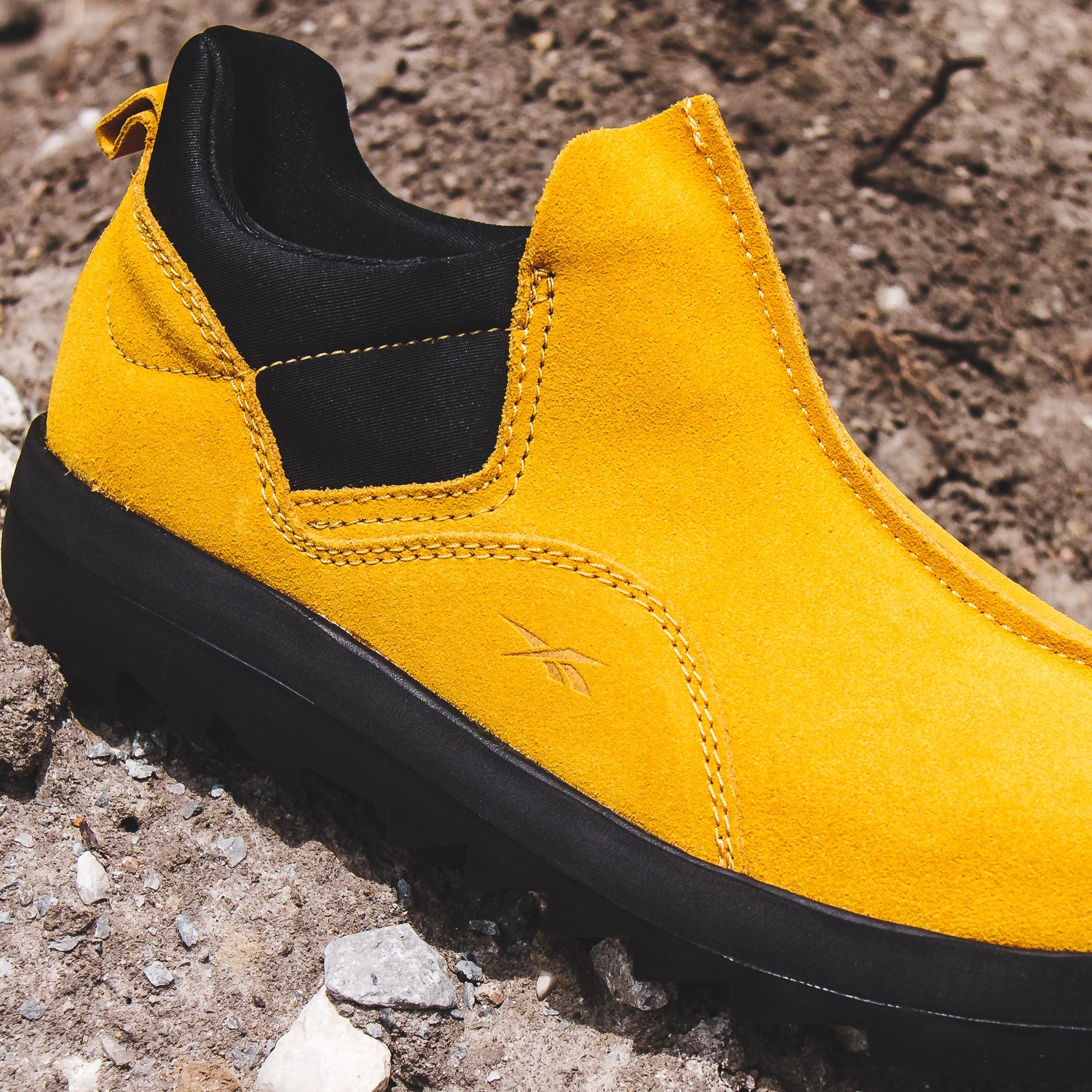 All yellow reebok classics top