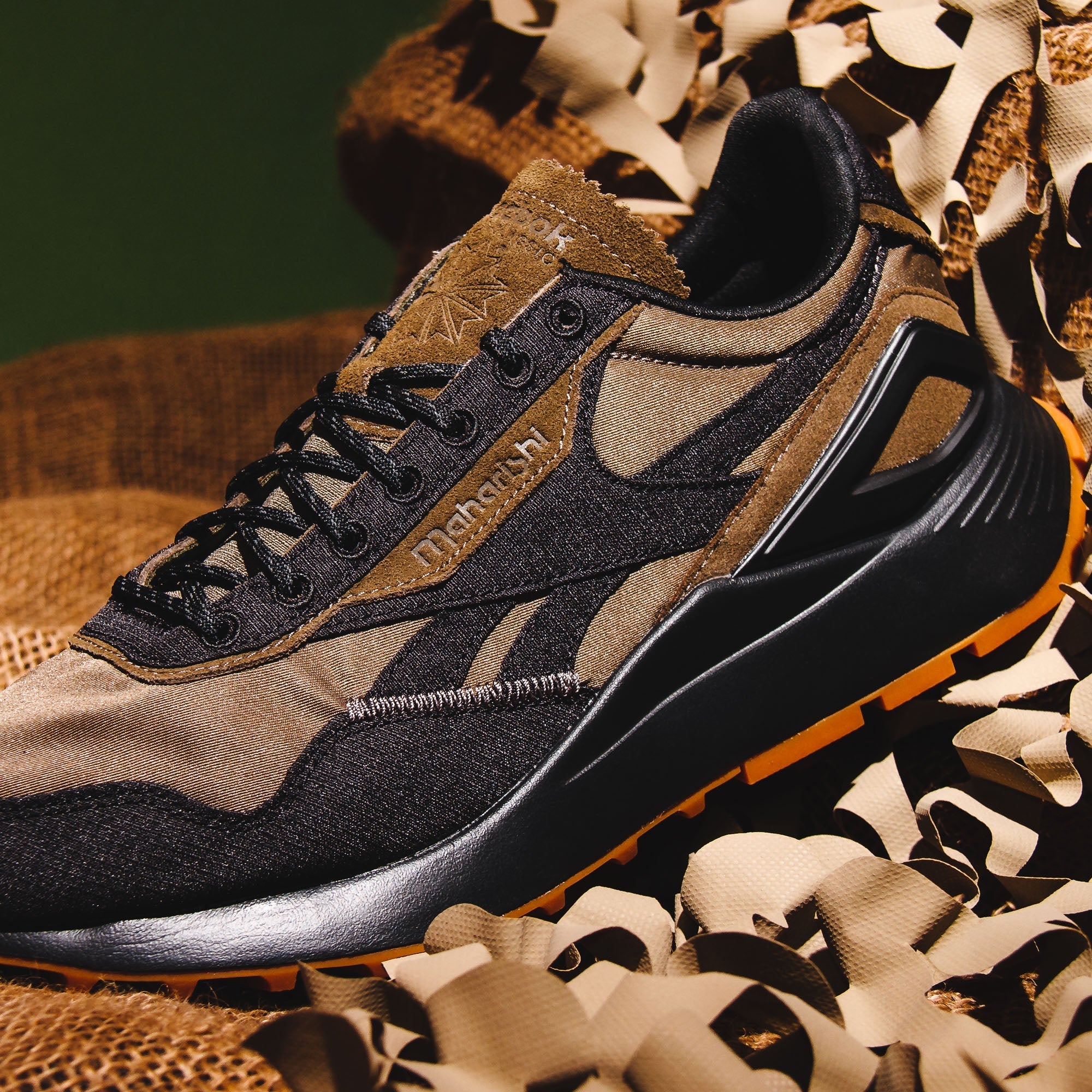 Reebok Classics Men CL Legacy AZ x Maharishi Black Moss Core GW4452