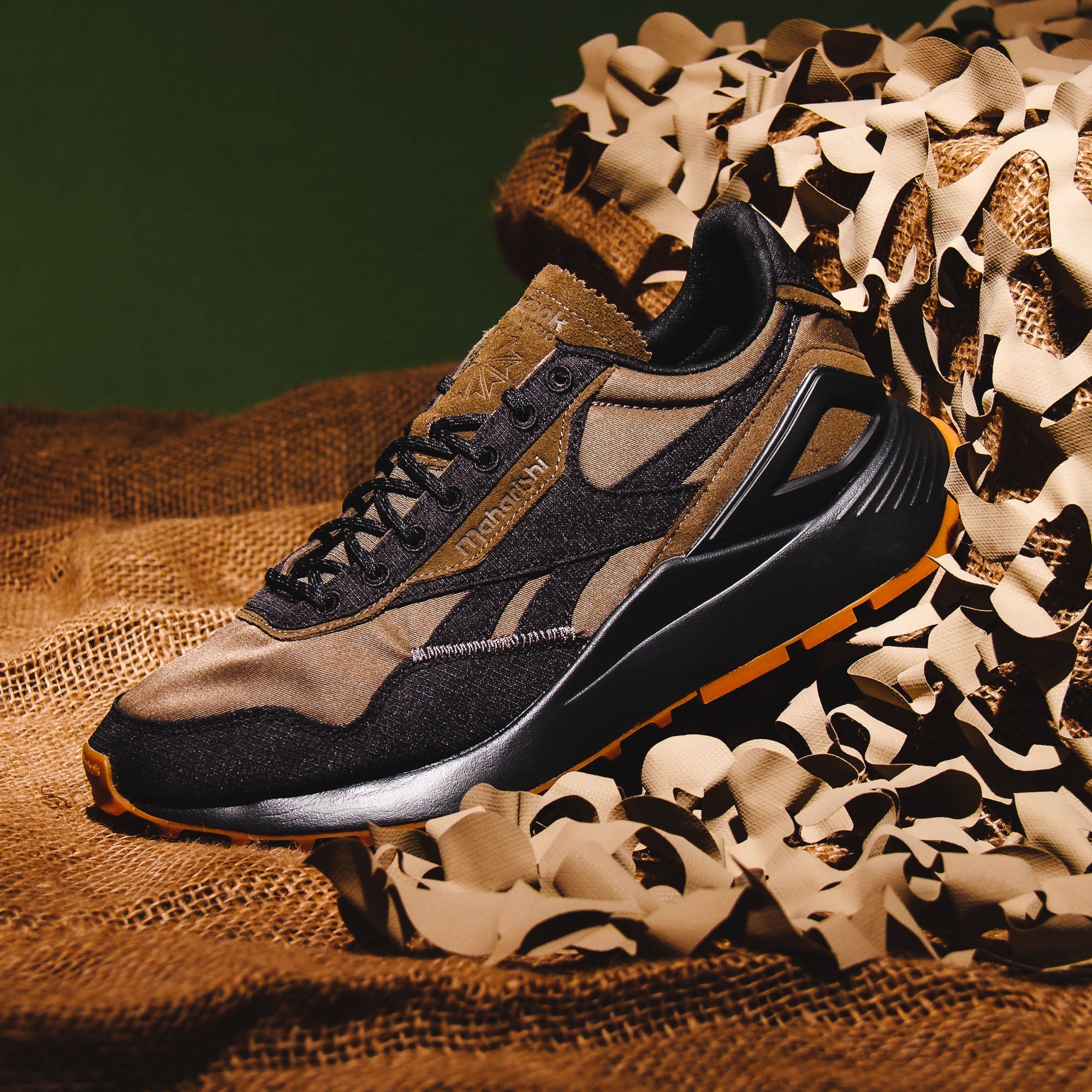 Reebok Classics Men CL Legacy AZ x Maharishi Black Moss Core GW4452