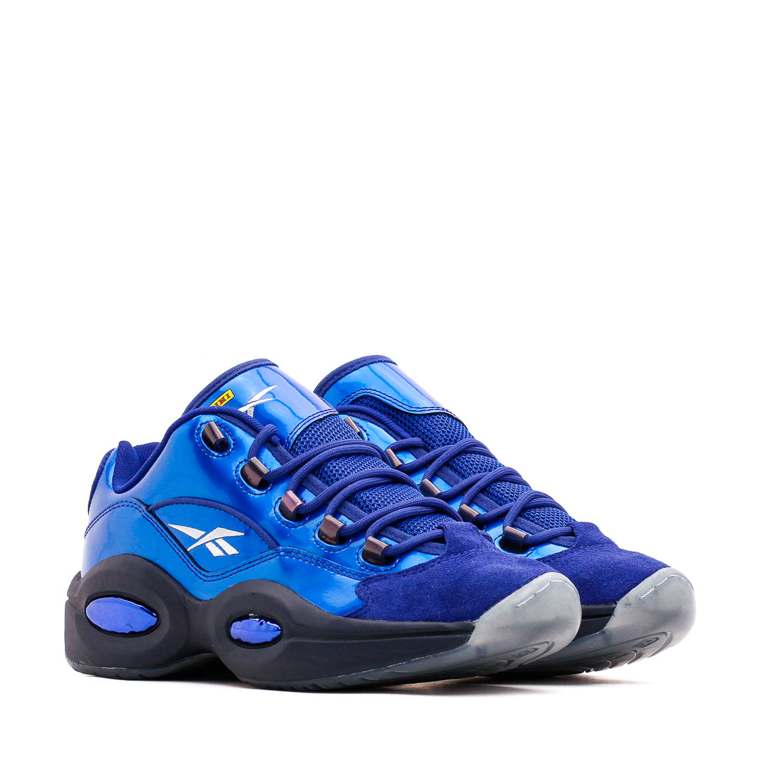 Reebok Classics Men Panini x Question Low Rookie Signature Prizm Blue HQ1099 - FOOTWEAR - Canada