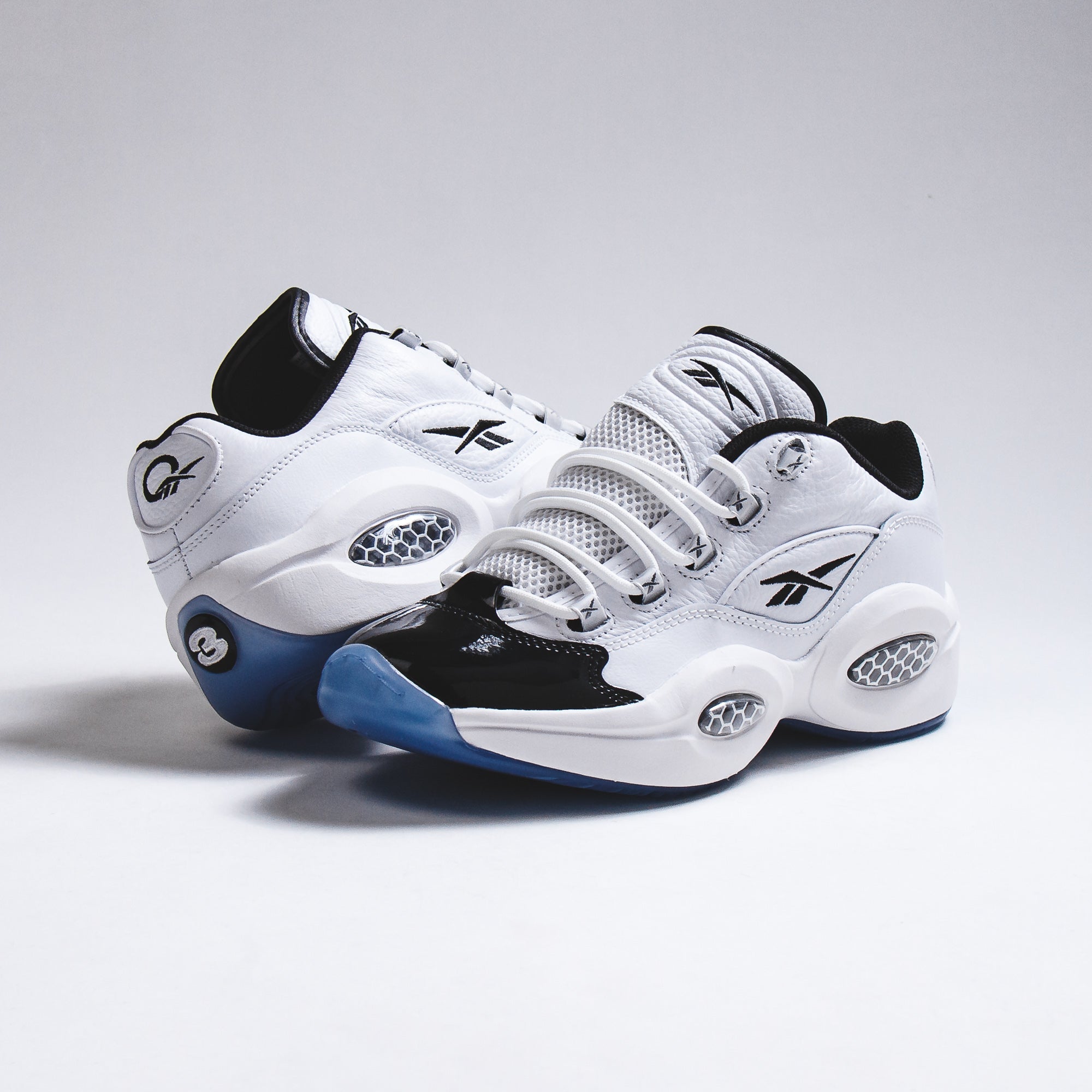 Reebok Classics Men Question Low Allen Iverson White Black