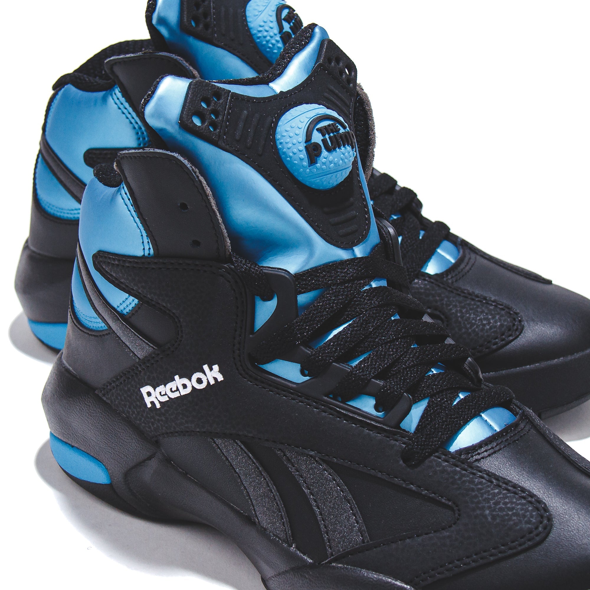 Reebok Classics Men Shaq Attaq Pump Black Blue HR0499 - FOOTWEAR - Canada