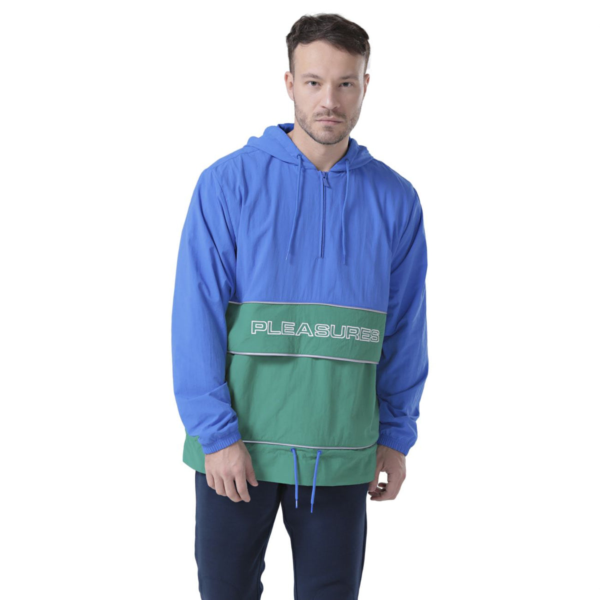 OUTERWEAR - Reebok Classics V Pleasures Anorak Blue Green FH9299 Main image