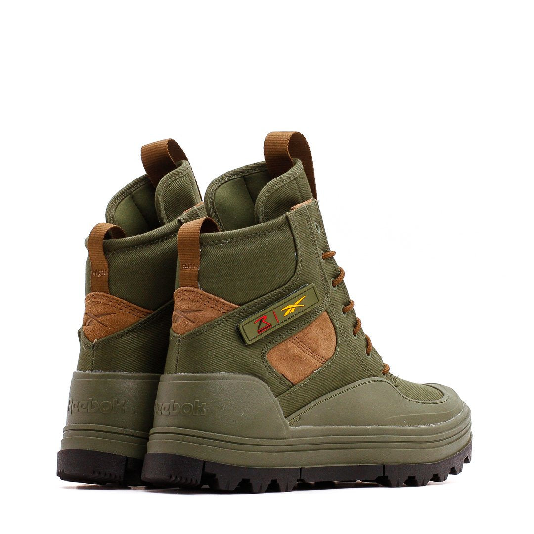 Reebok Classics Women x Rothco Club C Cleated Mid Green Brown Black GY8059 - FOOTWEAR - Canada