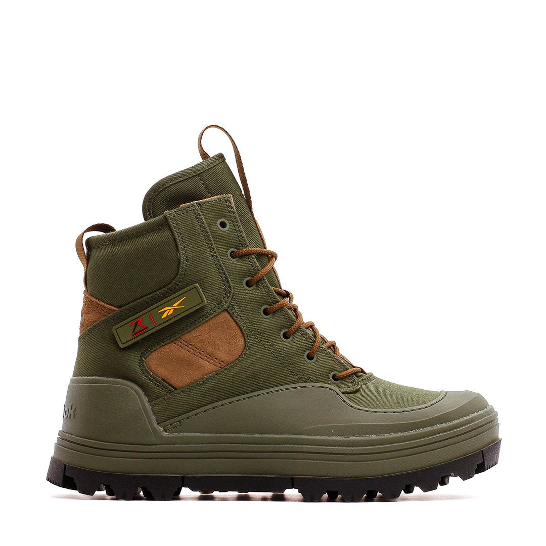 Reebok Classics Women x Rothco Club C Cleated Mid Green Brown Black GY8059 - FOOTWEAR - Canada Main image