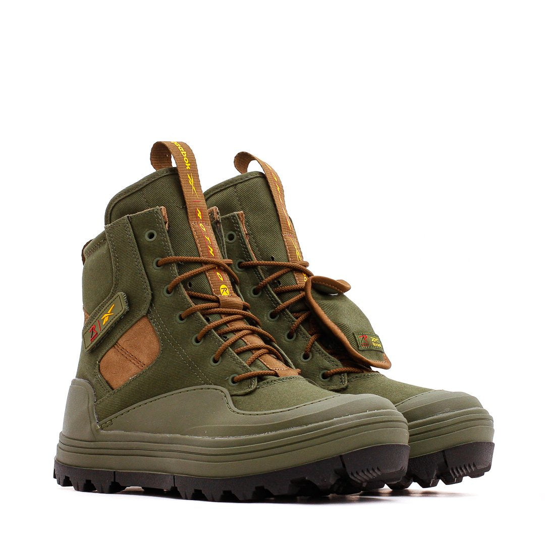 Reebok Classics Women x Rothco Club C Cleated Mid Green Brown Black GY8059 Secondary image