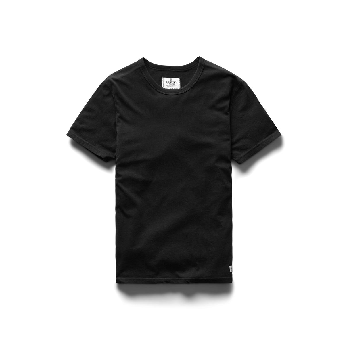 Reigning Champ Knit Ringspun Jersey 2-Pack T-Shirt Black Core RC-1029-BLK - T-SHIRTS - Solestop.com - Canada Main image