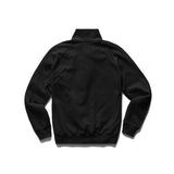 Reigning Champ Men Knit Light Wt Terry East Quarter Zip Black White RC-3839-BWHT - SWEATERS - Canada
