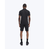Reigning Champ Men Knit Solotex Mesh Polo Heather Black RC-1316-BLK - T-SHIRTS - Canada