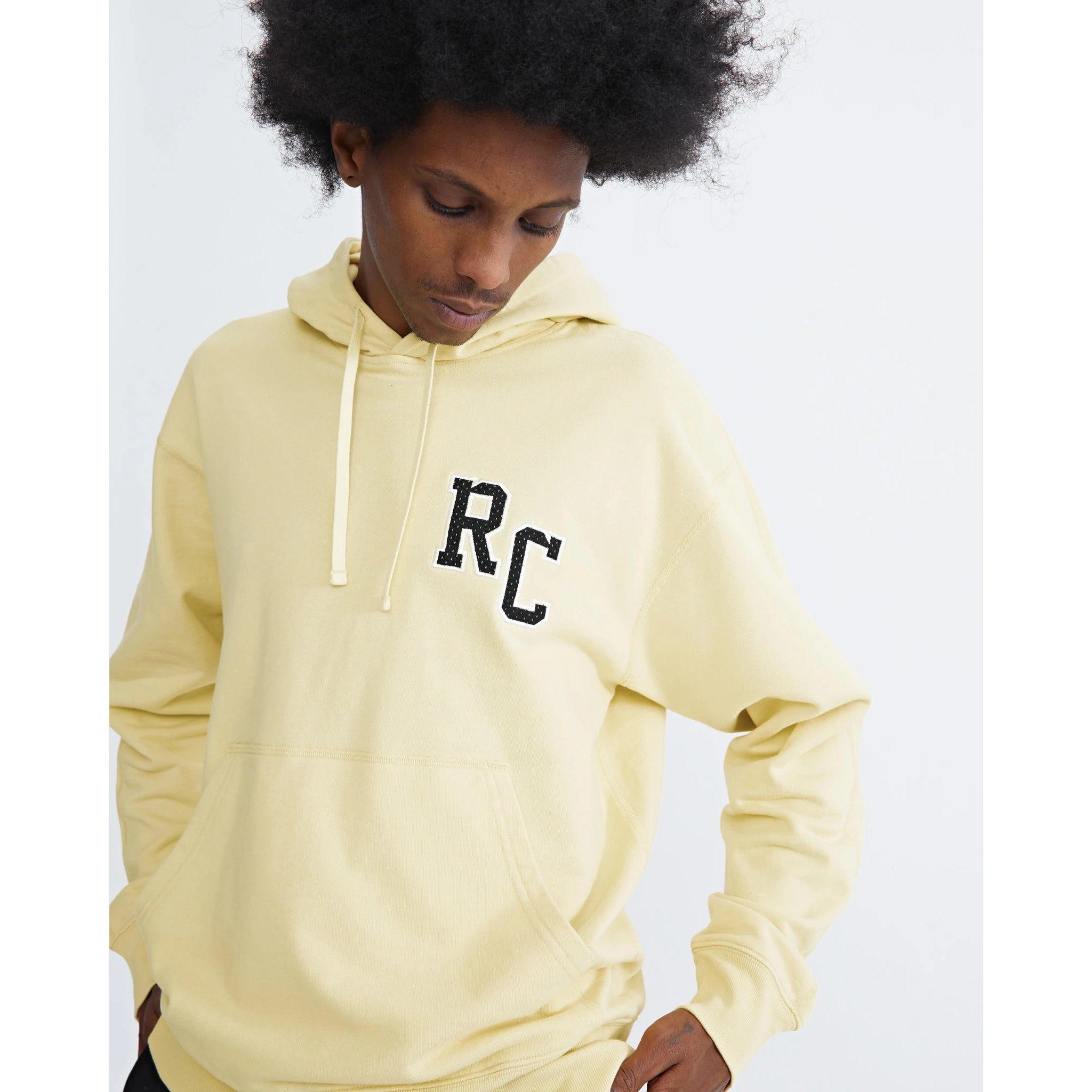 Reigning Champ Men Lt Wt Terry Drop Cap Relaxed Hoodie Citron RC-3794-CIT - SWEATERS - Canada