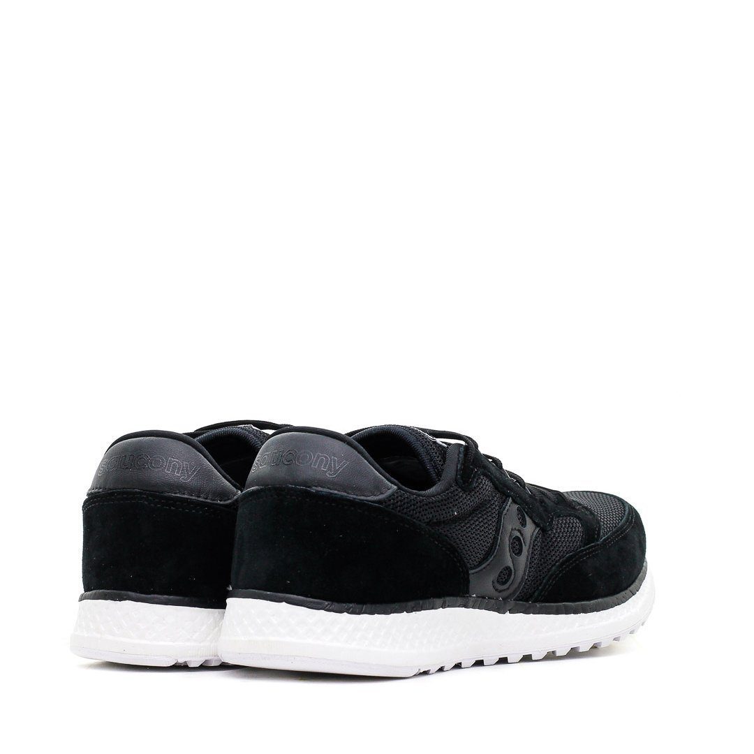 FOOTWEAR - SAUCONY ORIGINALS FREEDOM RUNNER BLACK WHITE S40013-1