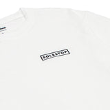 T-SHIRTS - Solestop Logo X Champion Left Chest Embroidery Tee White Black SSEMLOGO-WBK