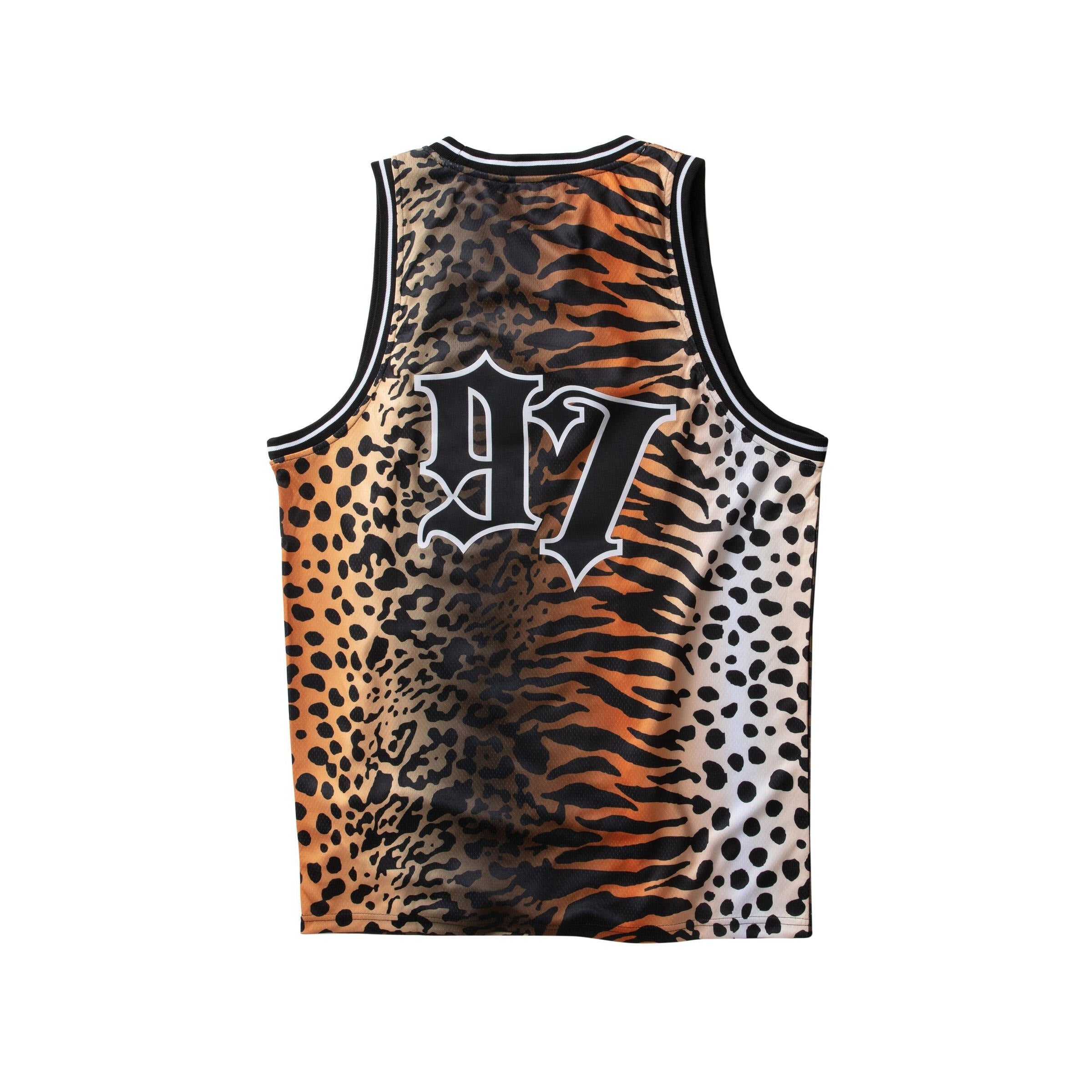 Staple Men Mesh Basketball Jersey Brown 2206C6978-BRN - TOPS - Canada