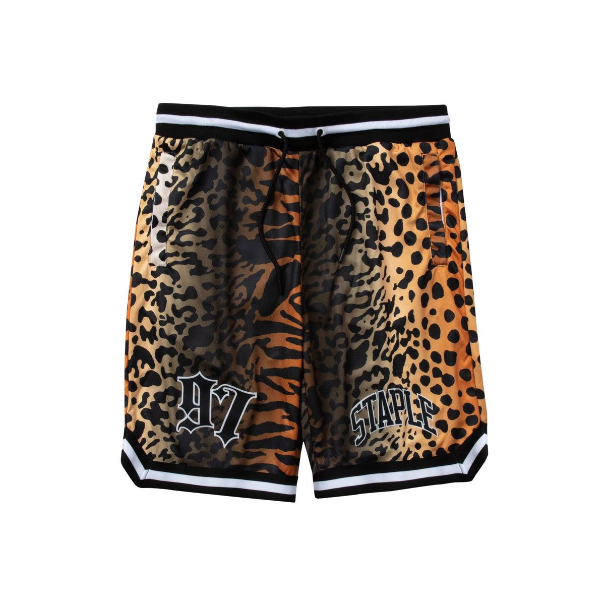 Staple Men Mesh Basketball Short Brown 2206B6979-BRN - SHORTS - Canada Main image